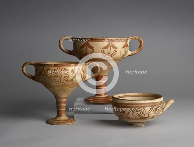 Kylix, Late Helladic IIIA2 Period, c1375-c1300BC. Artist: Unknown.