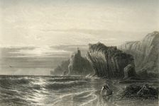Kynance Rocks, Cornwall c1870