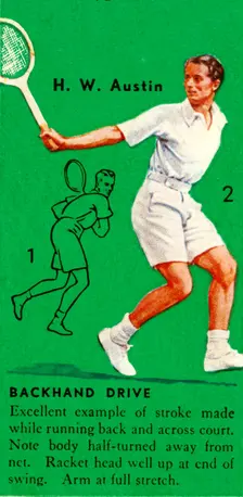 H. W. Austin - Backhand Drive c1935. Creator: Unknown