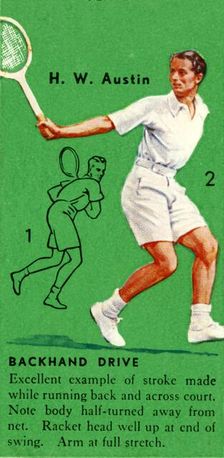 H. W. Austin - Backhand Drive c1935. Creator: Unknown