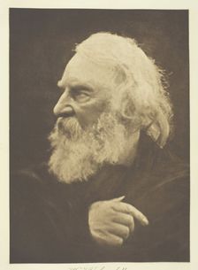 H. W. Longfellow, 1868, printed c. 1893. Creator: Julia Margaret Cameron