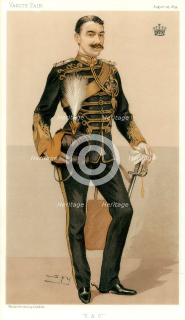 'H A C', the Earl of Denbigh, 1894.Artist: Spy