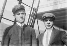 H. Benson & C. Krauter, wireless men on Merida & Princess Anne, between c1910 and c1915. Creator: Bain News Service