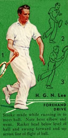 H. G. N. Lee - Forehand Drive c1935. Creator: Unknown