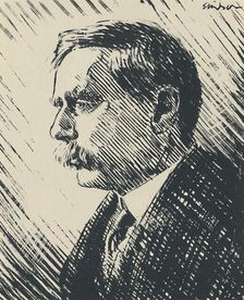 H. G. Wells c1930s, (c1950). Creator: Joseph Simpson
