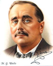H. G. Wells, English author and popular historian, 1927