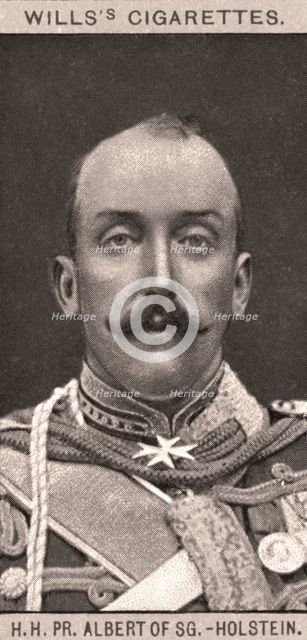 H.H, PR. Albert of SG-Holstein, 1908.Artist: WD & HO Wills