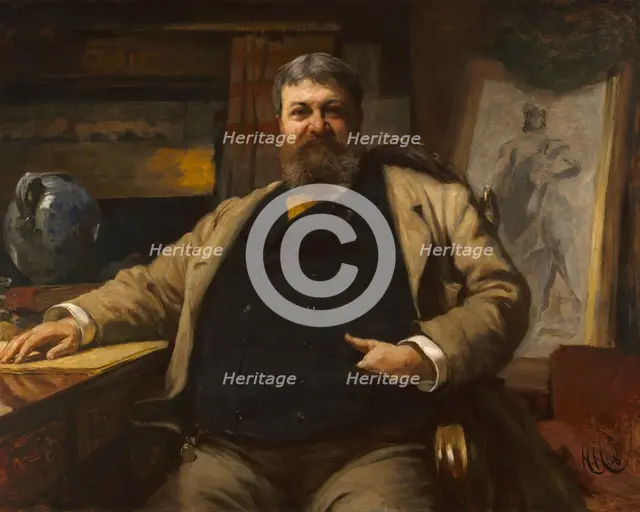 H. H. Richardson, 1886. Creator: Hubert von Herkomer.