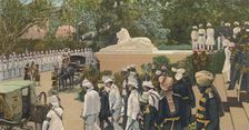 H.H. The Nizam Leaving The Residency, Hyderabad c1900. Creator: Unknown