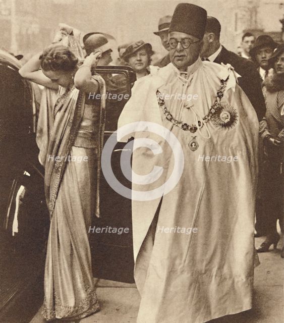 'H.H. The Prince Aga Khan and the Begum Aga Khan', May 12 1937. Artist: Unknown.