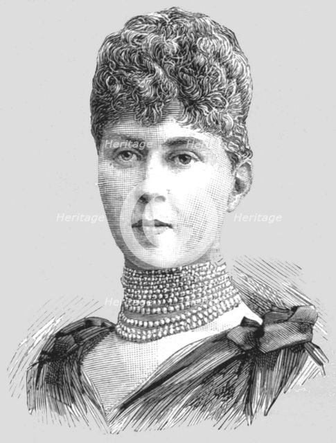 ''H.I.M. Princess Victoria of Prussia', 1890. Creator: Unknown.