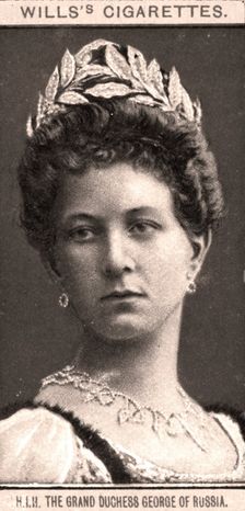 H.I.H The Grand Duchess George of Russia, 1908.Artist: WD & HO Wills