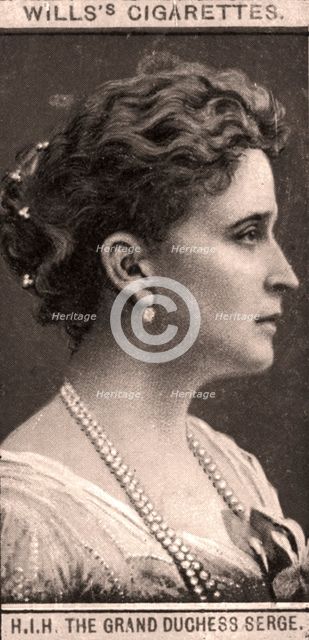 H.I.H The Grand Duchess Serge, 1908.Artist: WD & HO Wills