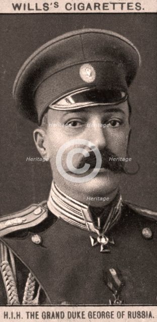 H.I.H The Grand Duke George of Russia, 1908.Artist: WD & HO Wills