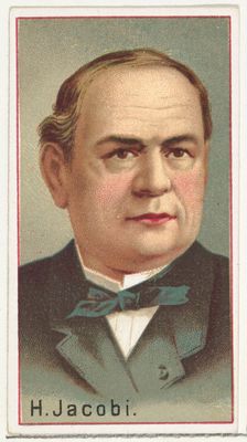 H. Jacobi, printer's sample for the World's Inventors souvenir album (A25) for Allen & Gin..., 1888. Creator: Allen & Ginter