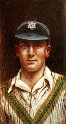 H. Larwood (Notts) 1928. Creator: Unknown