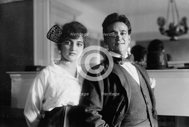 H. Lazaro & wife, 1917. Creator: Bain News Service.