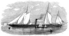 H.M. New Dispatch Gun-Boat "Wanderer", 1856. Creator: Unknown
