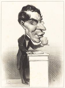H.M. Augustin Corne, 1849. Creator: Honore Daumier