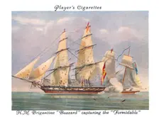 H.M.Brigantine "Buzzard" capturing the "Formidable", 1936. Creator: Unknown