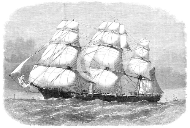 H.M. Corvette Volage, 1870. Creator: Unknown.
