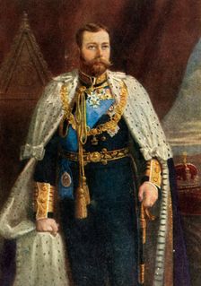 H.M. King George V. - front page c1911. Creator: Unknown