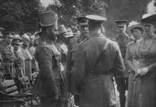 H.M. King George V Talking To Sir Walter Lawrence and Mir Dast, V.C., 25th August 1915 (1939)