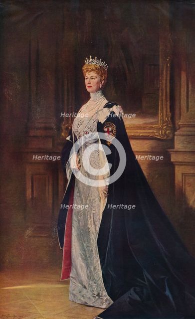 'H.M. Queen Mary', 1910 (1935). Artist: Sir William Llewellyn.