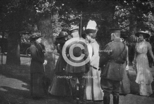 'H.M. Queen Mary after the Investiture of the 25th August 1915', (1939). Artist: Unknown.