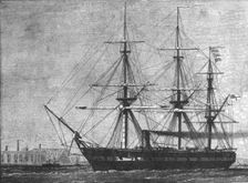 H.M.S. Challenger commissioned for her...cruise on Deep Sea Exploration, 1872 (1901). Creator: Unknown