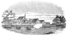 H.M.S. "Antelope" at Fernando Po - Election of a New Sovereign, 1854. Creator: Unknown