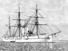H.M.S. Leander, 1883. Creator: Unknown