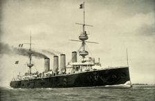H.M.S. "Powerful". 1900. Creator: Symonds