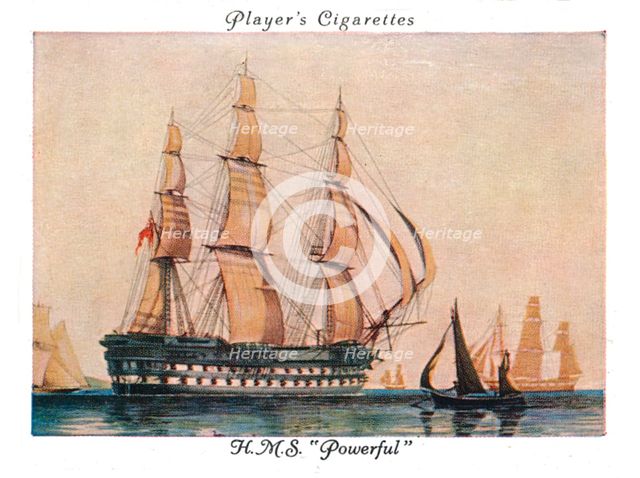 H.M.S. "Powerful", 1936.  Creator: Unknown.