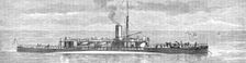 H.M.S. Polyphemus, new torpedo ram, 1881. Creator: Unknown