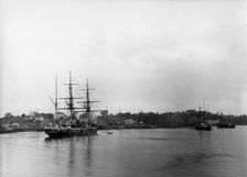 H.M.S. Royalist Brisbane visit, 1895. Creator: Unknown