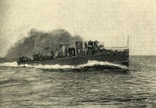 H.M.'s Torpedo Boat Destroyer Viper c1900. Creator: Marguerite Jacob