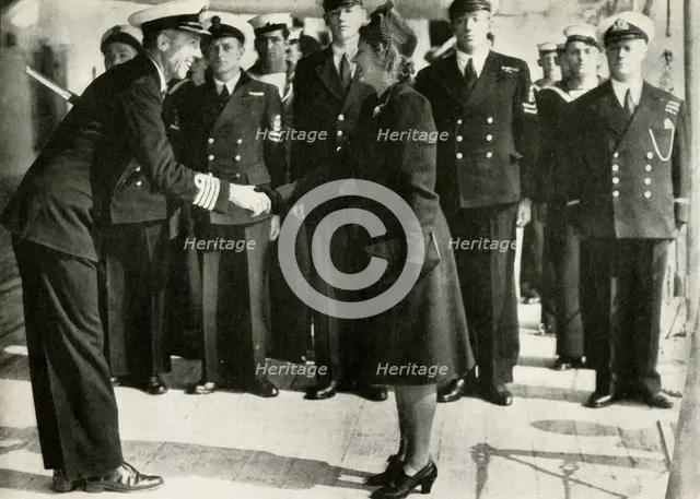 'H.M.S. Vanguard Commissioned.', 12 May 1946, (1947).  Creator: Unknown.