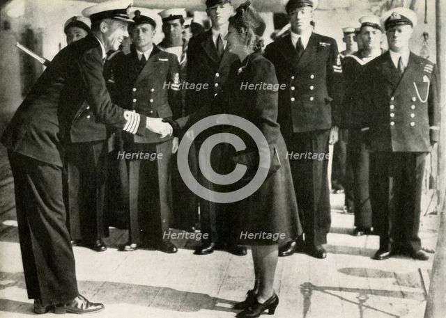 'H.M.S. Vanguard Commissioned.', 12 May 1946, (1947).  Creator: Unknown.