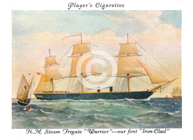 H.M. Steam Frigate "Warrior" --our first "Iron-Clad", 1936. Creator: Unknown.