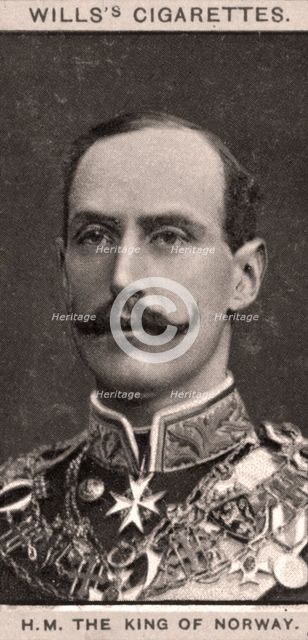 H.M The King of Norway, 1908.Artist: WD & HO Wills