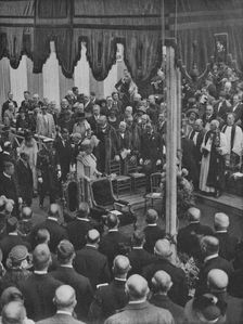 H.M. The King laying the Foundation Stone of Lloyd's New Building 23 May 1925 (1928)