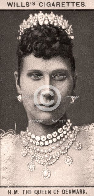 H.M The Queen of Denmark, 1908.Artist: WD & HO Wills