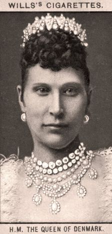 H.M The Queen of Denmark, 1908.Artist: WD & HO Wills