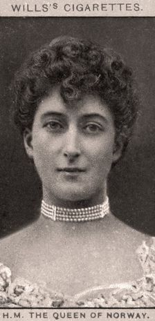 H.M The Queen of Norway, 1908.Artist: WD & HO Wills