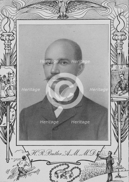 H. R. Butler, A. M., M. D. [recto], 1902. Creator: Unknown.