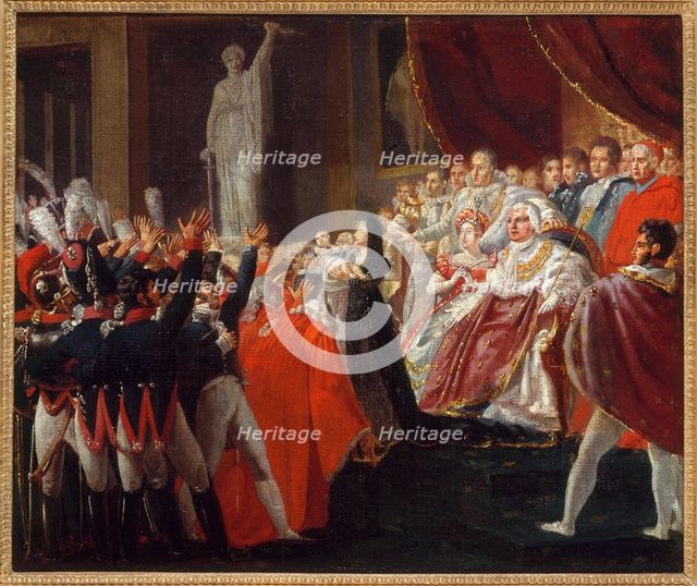 H.R.H. Monseigneur the Duke de Bordeaux presented to the people..., c1822. Creator: Unknown.