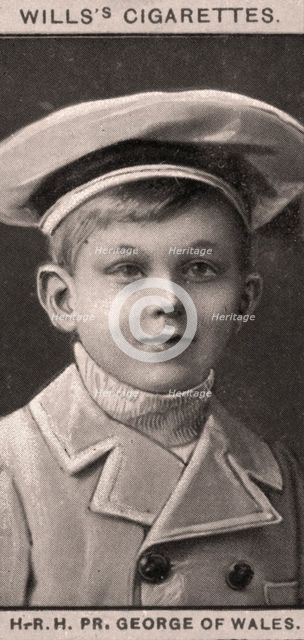 H.R.H, PR, George of Wales, 1908.Artist: WD & HO Wills