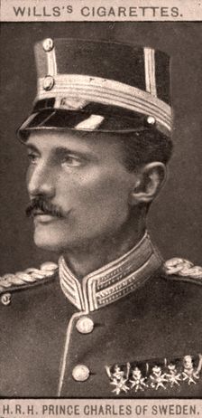 H.R.H Prince Charles of Sweden, 1908.Artist: WD & HO Wills