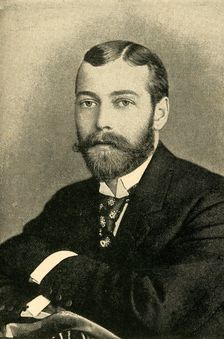 H.R.H. Prince George of Wales, K.G., Duke of York c1897. Creator: Hughes & Mullins